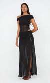 Zeila Asym Dress in Black - Ché by Chelsey