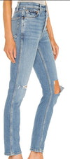80’s Slim Straight Jean in Brisk Blue - Ché by Chelsey