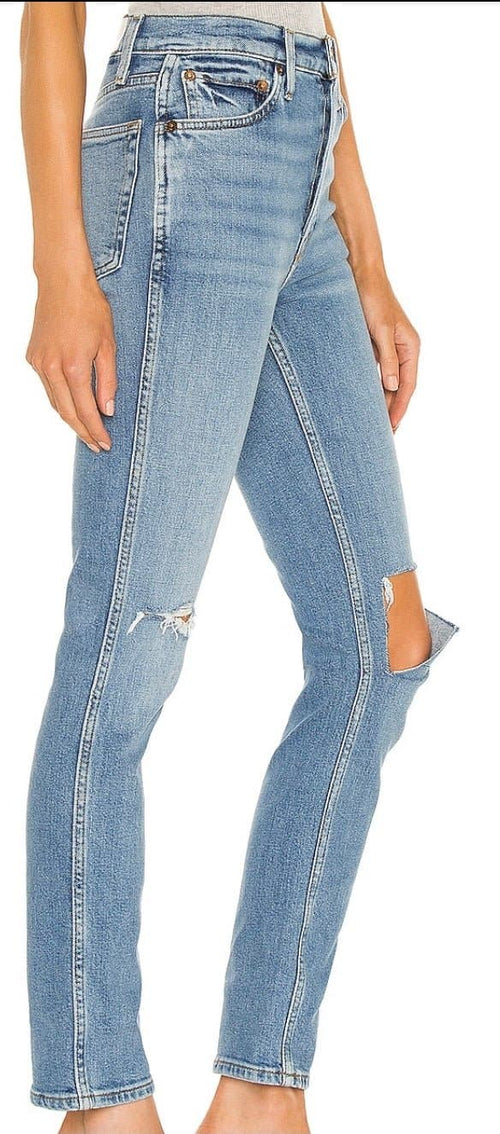80’s Slim Straight Jean in Brisk Blue - Ché by Chelsey