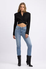 90's High Rise Ankle Crop in Mid 90's - Ché by Chelsey