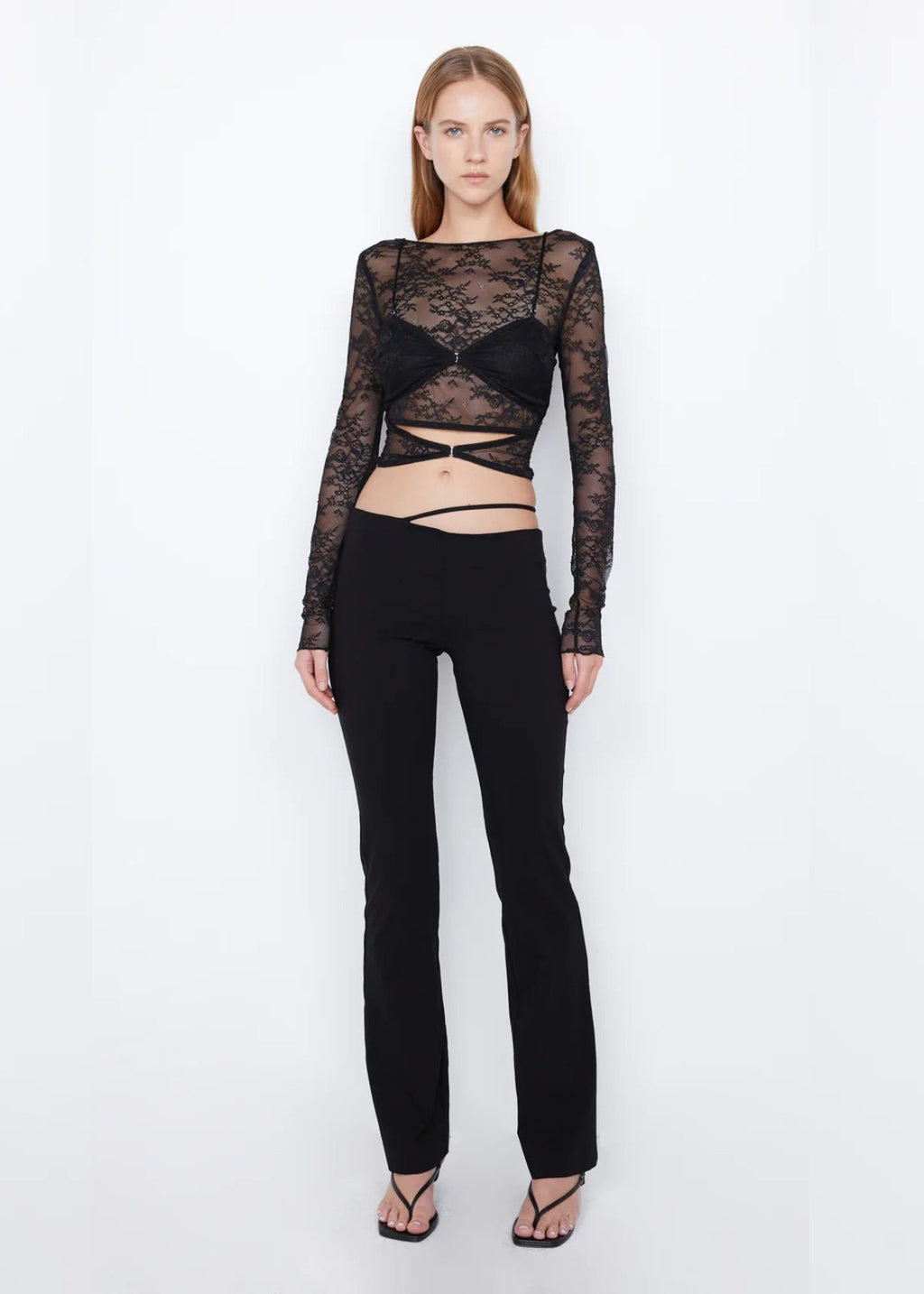 Amoras Long Sleeve Top in Black - Ché by Chelsey