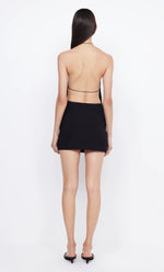 Andy Asym Mini Dress in Black - Ché by Chelsey