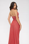 Astrid Maxi Cutout Dress in Red - Ché by Chelsey
