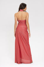 Astrid Maxi Cutout Dress in Red - Ché by Chelsey