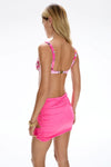 Coupe Cut-Out Mini Skirt in Barbie - Ché by Chelsey