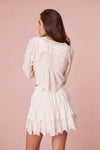 Donahue Skirt in Optic White - Ché by Chelsey