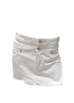 Double Belt Mini Skirt Blanco Wash - Ché by Chelsey