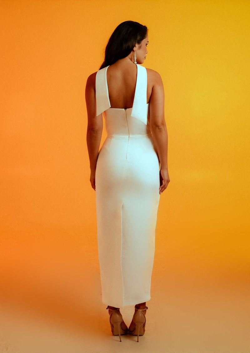 Eleanor Maxi Dress in White - Ché by Chelsey