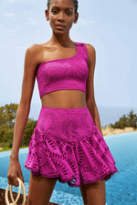 Favik Short Skirt in Hot Pink - Ché by Chelsey