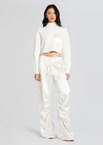 Finley Cargo Pant in Winter White - Ché by Chelsey