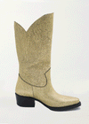 Gold Texan Boots - Ché by Chelsey