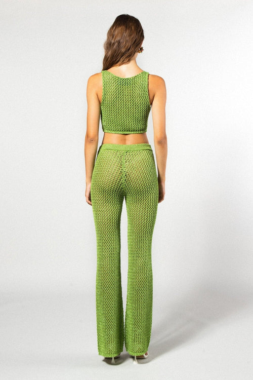 Green Knit Pants - Ché by Chelsey