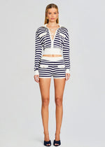 Jac Knit Short in Cream/Navy - Ché by Chelsey
