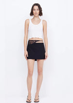 Laure Mini Skirt in Black - Ché by Chelsey
