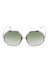 Linda Farrow Camilla Sunglasses in Light Gold - Ché by Chelsey