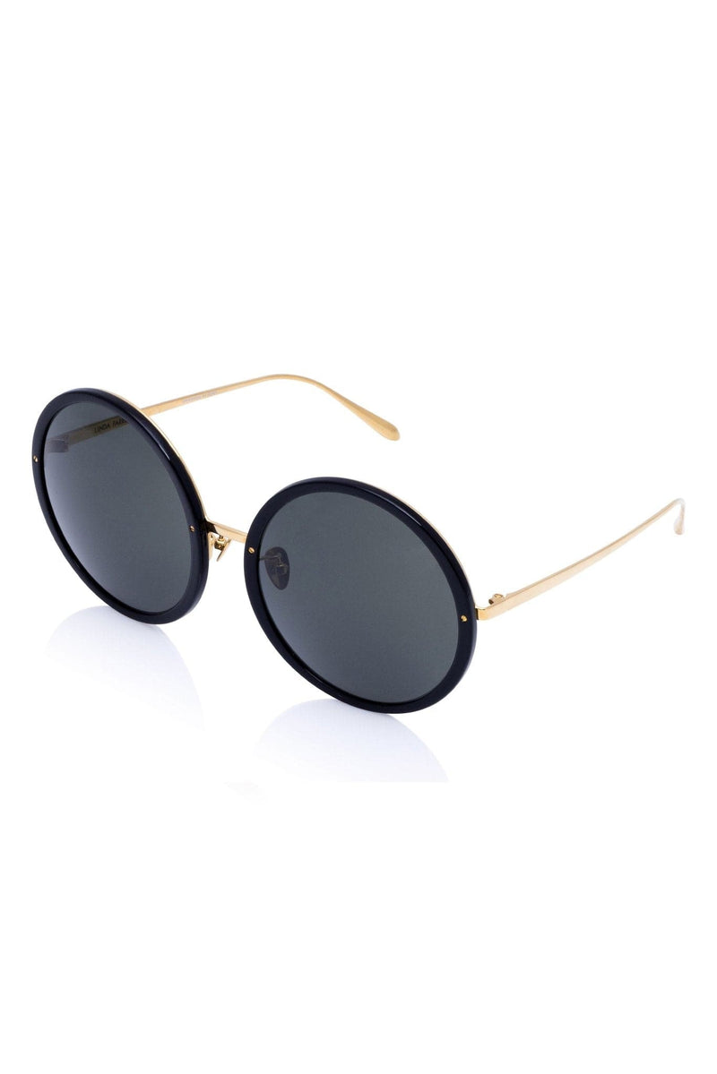 Linda Farrow Tracy Round Sunglasses - Ché by Chelsey