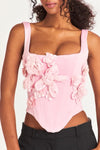 Lorelai Bustier in Rose Champagne - Ché by Chelsey