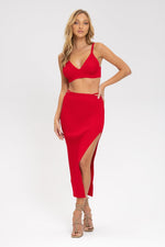 Love Skirt in Red - Ché by Chelsey