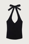 Marialla Knit Halter Top - Black - Ché by Chelsey