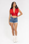 Roman Top in Red - Ché by Chelsey