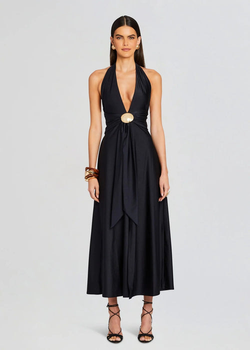 Shelly Maxi Dress in Black - Ché by Chelsey