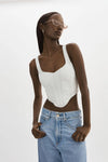 Tabia Top in White - Ché by Chelsey