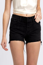 The Helena High Rise Cut Off Short In Idyll Wild - Ché by Chelsey