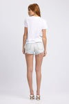 The Helena High Rise Cut Off Short In Palm Springs Wash - Ché by Chelsey
